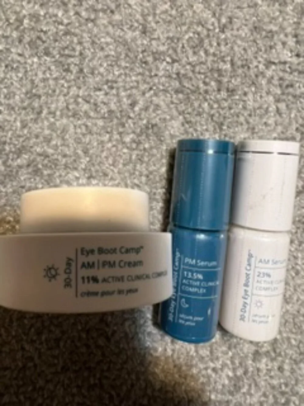 NWOB Skinn 30-Day Eye Boot Camp inc. AM/PM Cream, plus AM & PM Serums